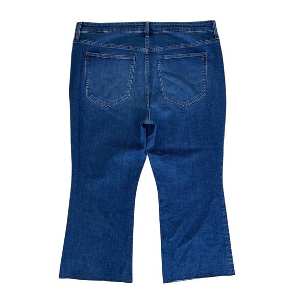 Madewell Mid-Rise Kick Out Jeans Dark Blue Size 22W - Picture 5 of 16